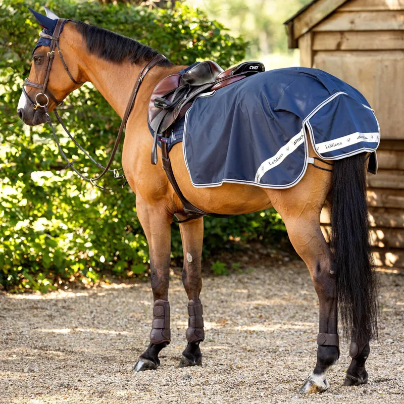 LeMieux Arika Waterproof Quarter Sheet - Navy